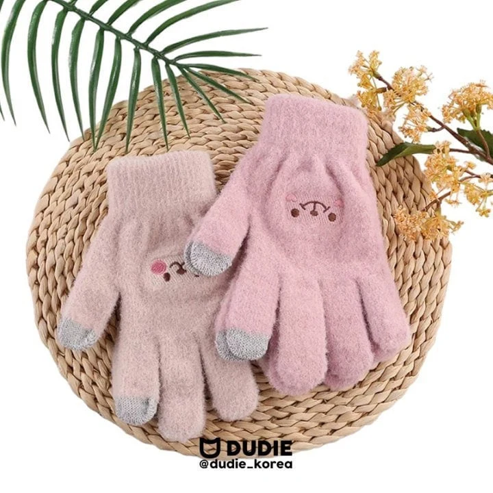 Dudie - Korean Baby Fashion - #babyootd - Blush Gloves - 3