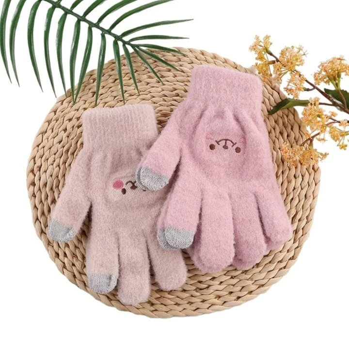 Dudie - Korean Baby Fashion - #babyootd - Blush Gloves - 4