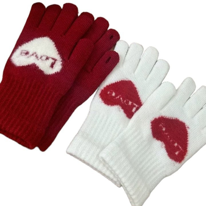 Dudie - Korean Baby Fashion - #onlinebabyshop - Love Gloves - 9