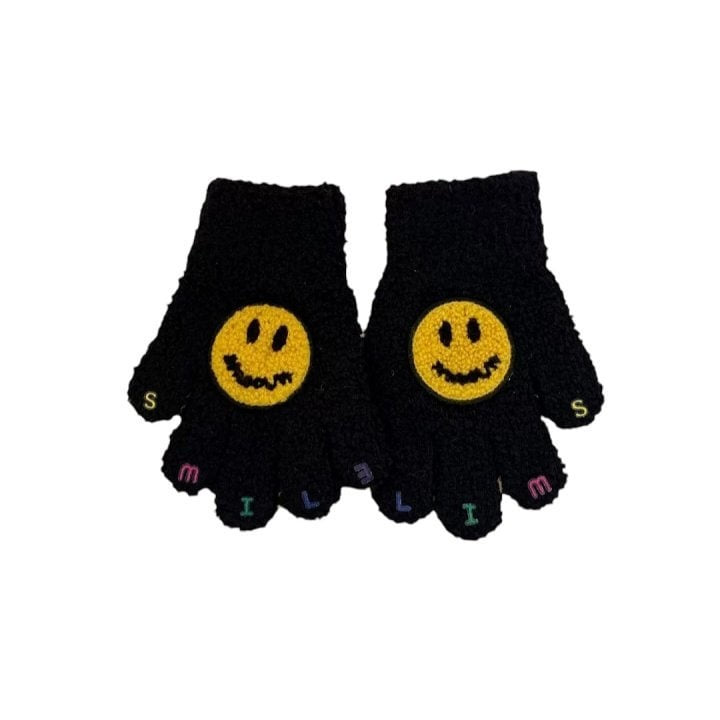 Dudie - Korean Baby Fashion - #smilingbaby - Lettering Smile Gloves - 8