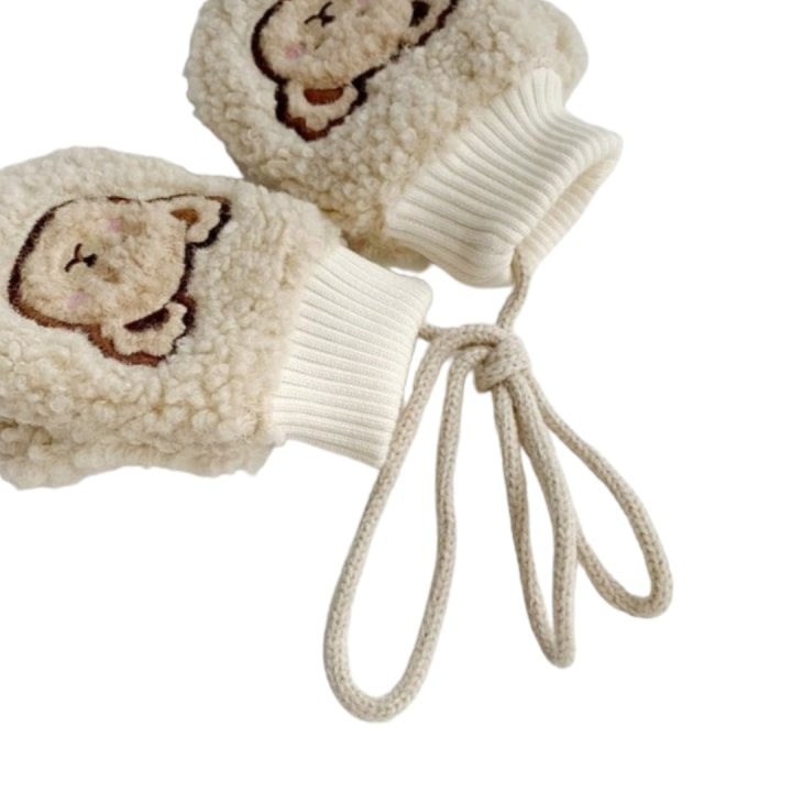 Dudie - Korean Children Fashion - #childofig - Bear Tumble Mittens - 8