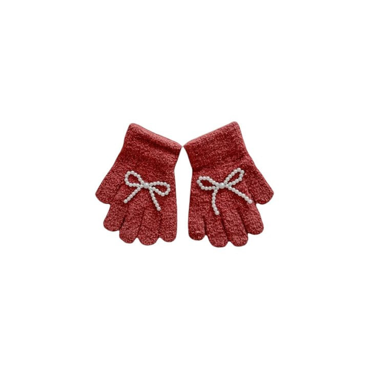 Dudie - Korean Children Fashion - #designkidswear - Pearl Gloves - 9