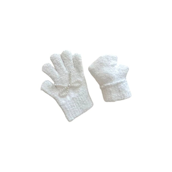 Dudie - Korean Children Fashion - #fashionkids - Pearl Gloves - 11