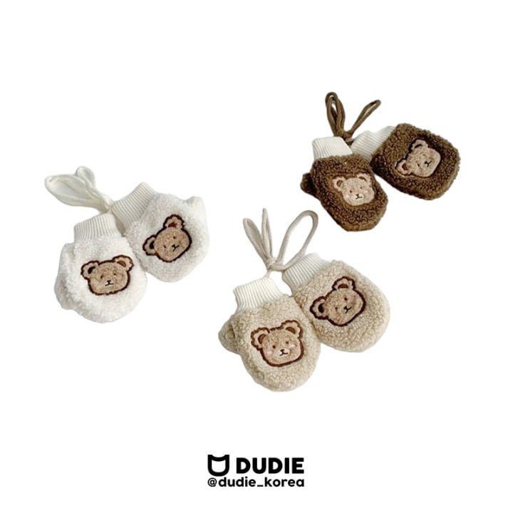 Dudie - Korean Children Fashion - #littlefashionista - Bear Tumble Mittens