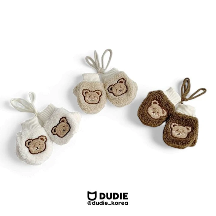 Dudie - Korean Children Fashion - #magicofchildhood - Bear Tumble Mittens - 2