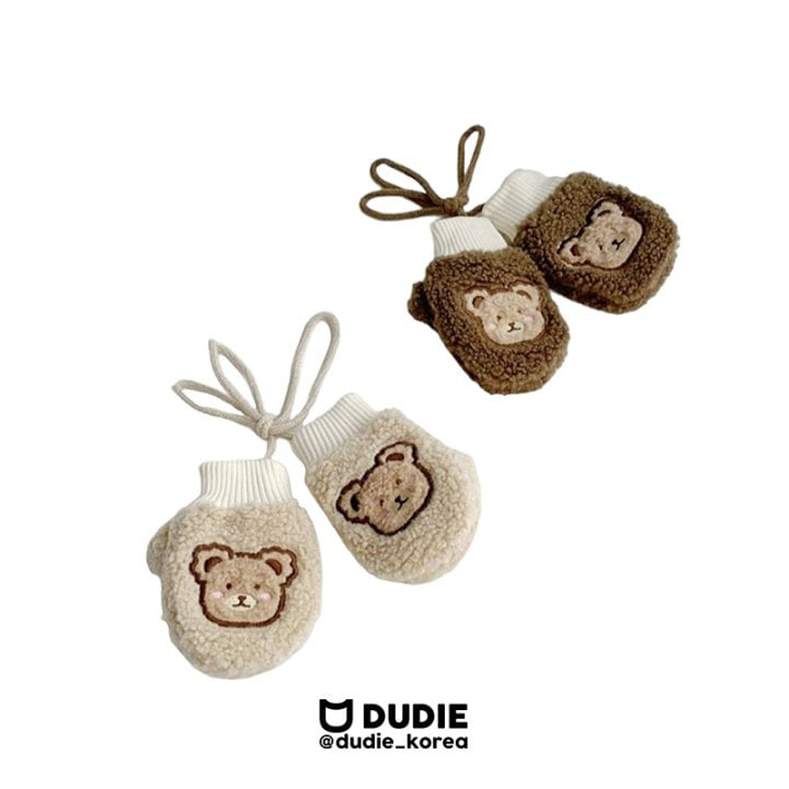 Dudie - Korean Children Fashion - #minifashionista - Bear Tumble Mittens - 3