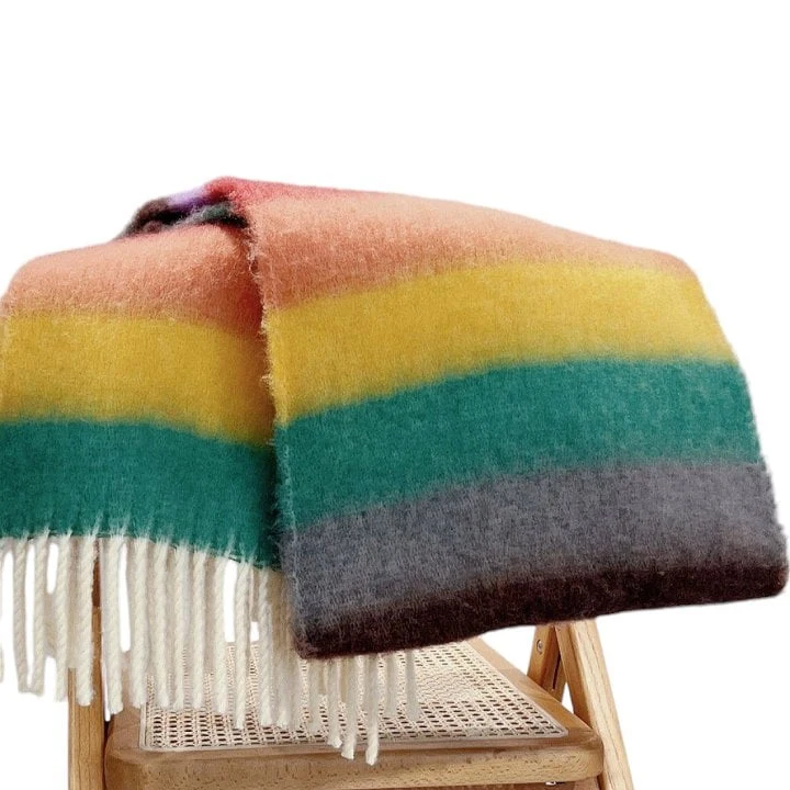 Dudie - Korean Children Fashion - #prettylittlegirls - Rainbow Muffler - 8