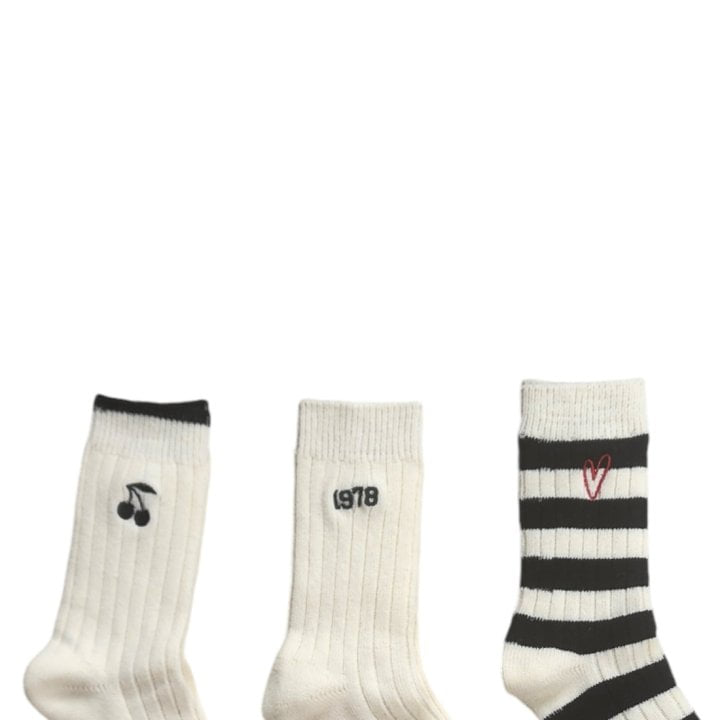 Dudie - Korean Junior Fashion - #discoveringself - Louis Long Socks - 9