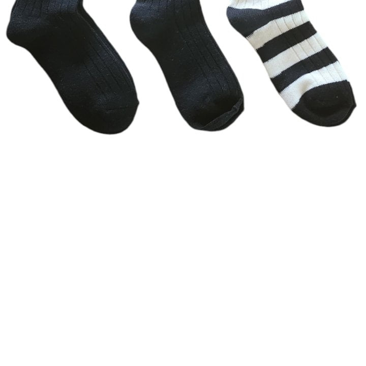 Dudie - Korean Junior Fashion - #kidsstore - Louis Black Socks - 11