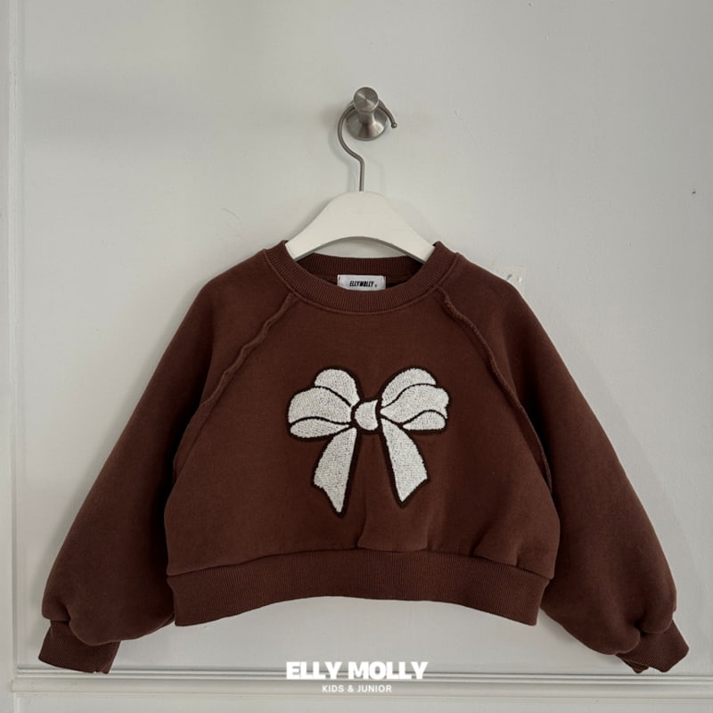 Ellymolly - Korean Children Fashion - #Kfashion4kids - Ribbon Crop Sweatshirts - 10