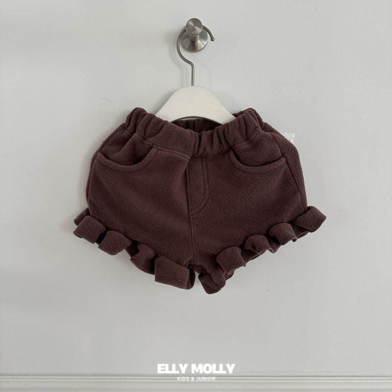 Ellymolly - Korean Children Fashion - #Kfashion4kids - Frill Fleece Short Pants - 2