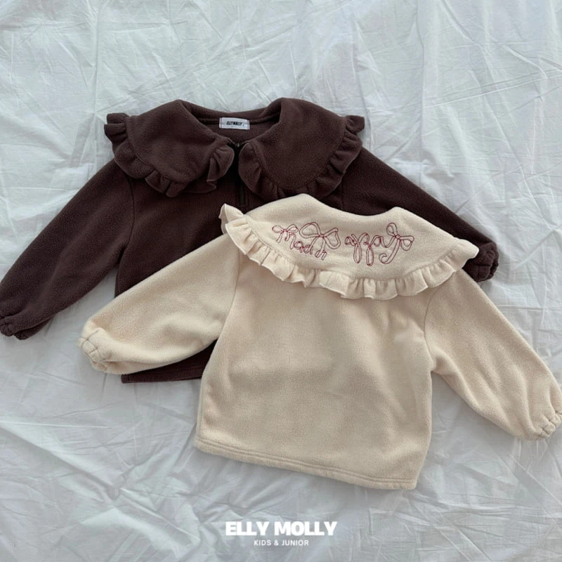 Ellymolly - Korean Children Fashion - #Kfashion4kids - Frill Sailor Sweatshirts