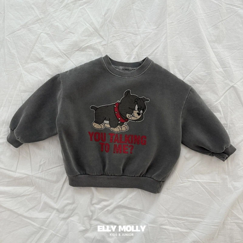 Ellymolly - Korean Children Fashion - #Kfashion4kids - Bulldog Dying Sweatshirts - 5