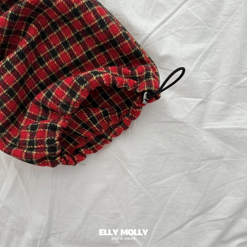 Ellymolly - Korean Children Fashion - #childofig - Brushed Check Pants - 9