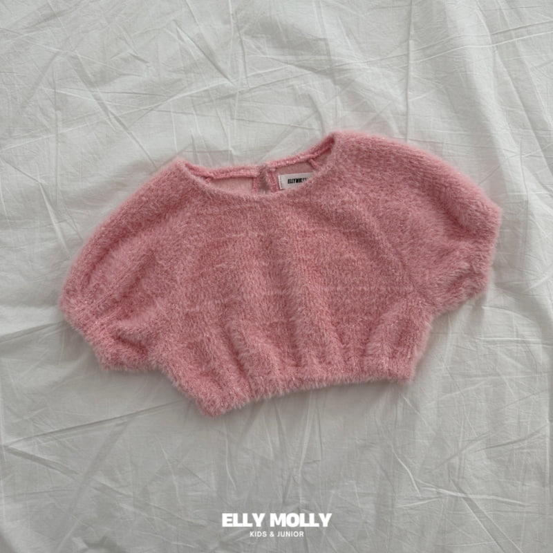 Ellymolly - Korean Children Fashion - #childofig - Puff Bling Crop Tee - 5