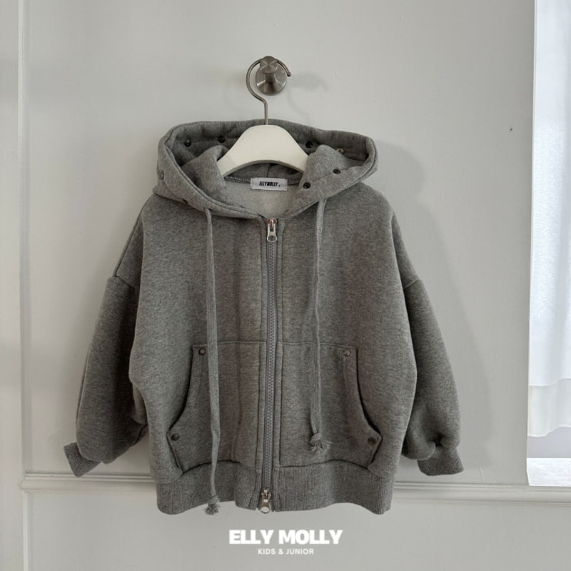 Ellymolly - Korean Children Fashion - #childofig - Stud Hood Zip-up Jacket - 2