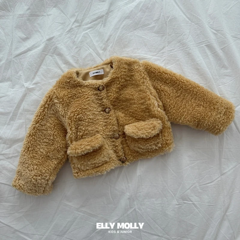 Ellymolly - Korean Children Fashion - #stylishchildhood - Pretty Mustang Jacket - 4