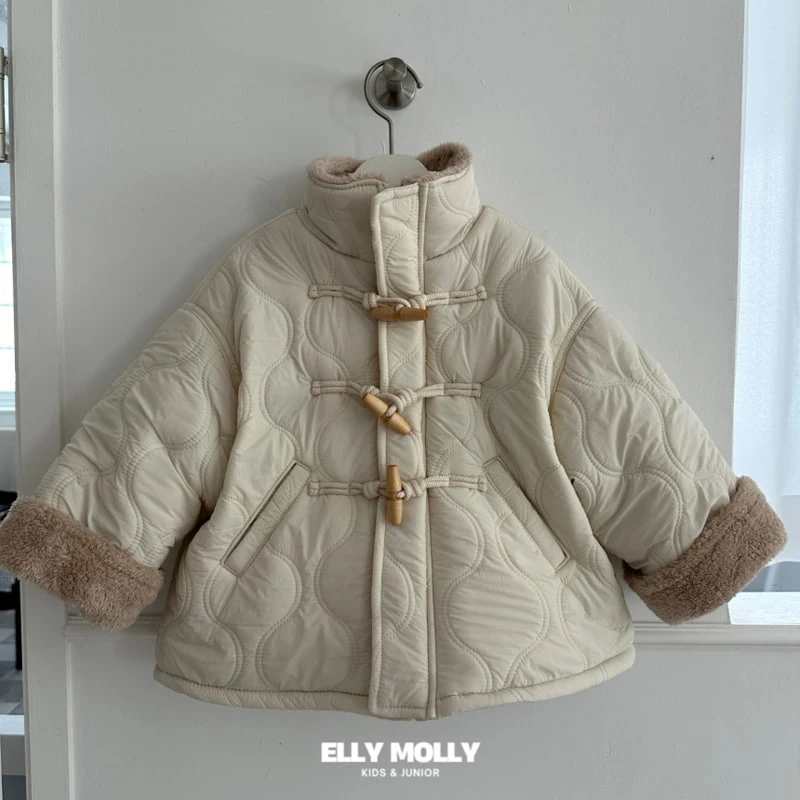 Ellymolly - Korean Children Fashion - #childofig - Voa Padding Coat - 3