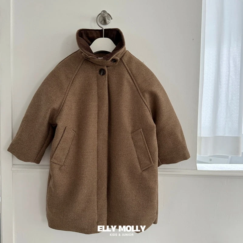 Ellymolly - Korean Children Fashion - #childofig - Fine Wool Long Coat - 2