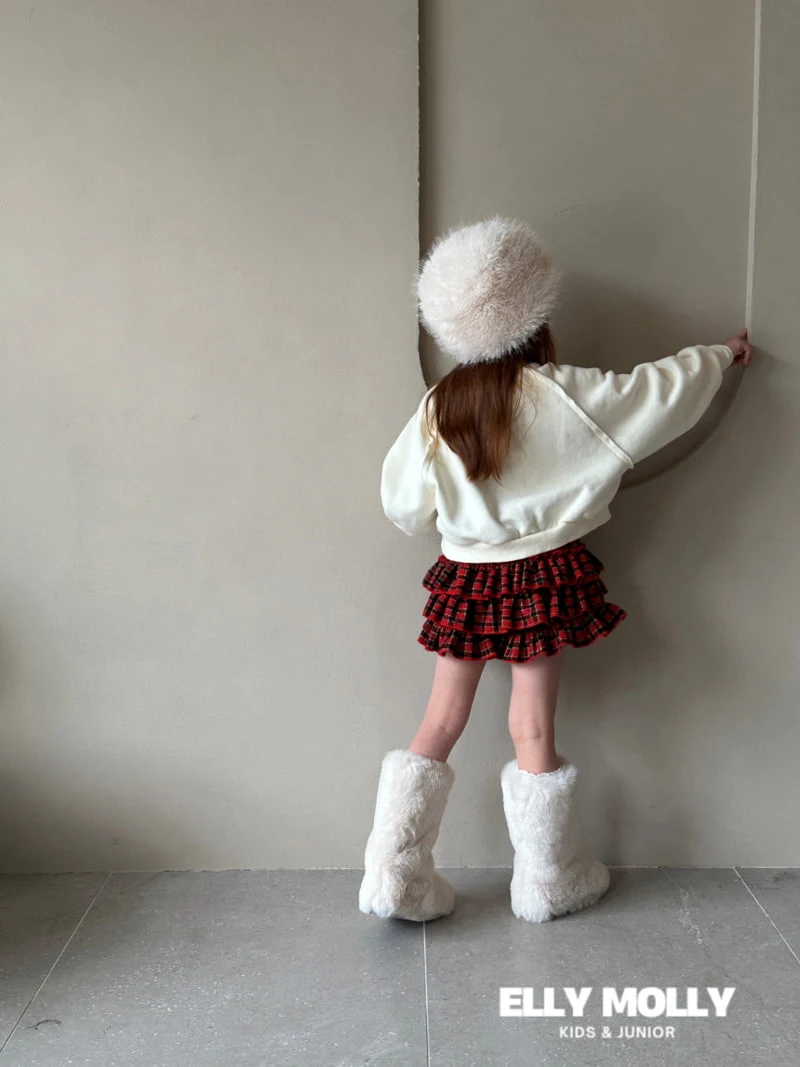 Ellymolly - Korean Children Fashion - #childofig - Holiday Check Cancan Pants - 11