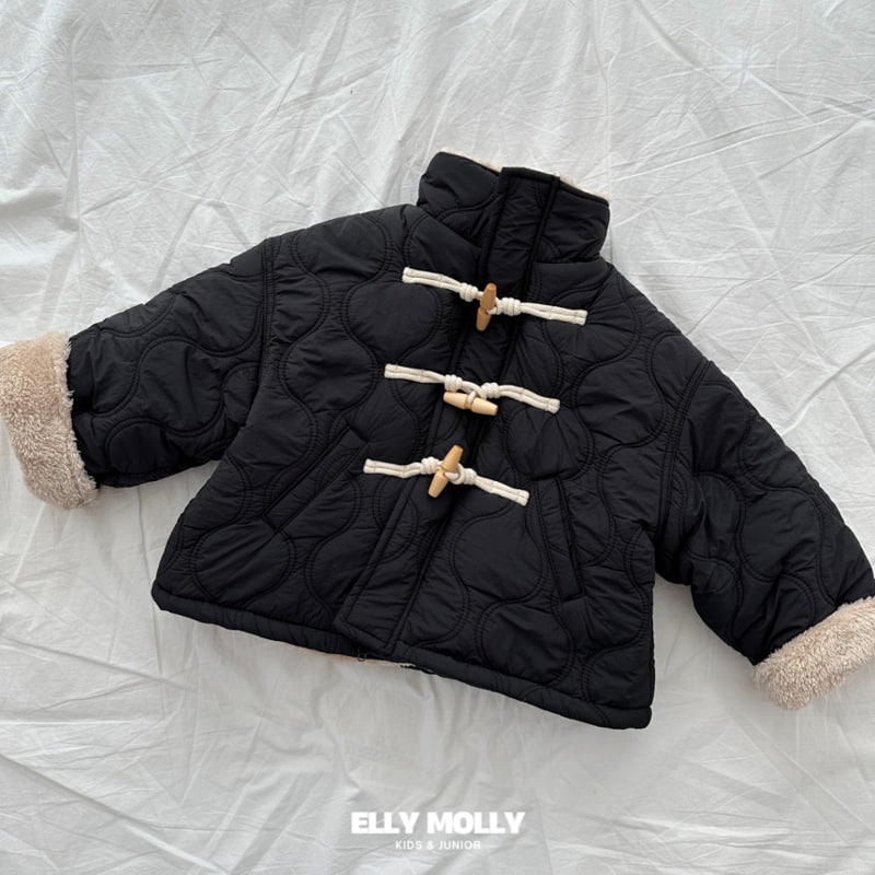 Ellymolly - Korean Children Fashion - #childofig - Voa Padding Coat - 4