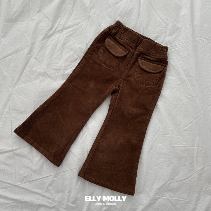 Ellymolly - Korean Children Fashion - #discoveringself - Half Moon Pocket Bootscut Pants - 7