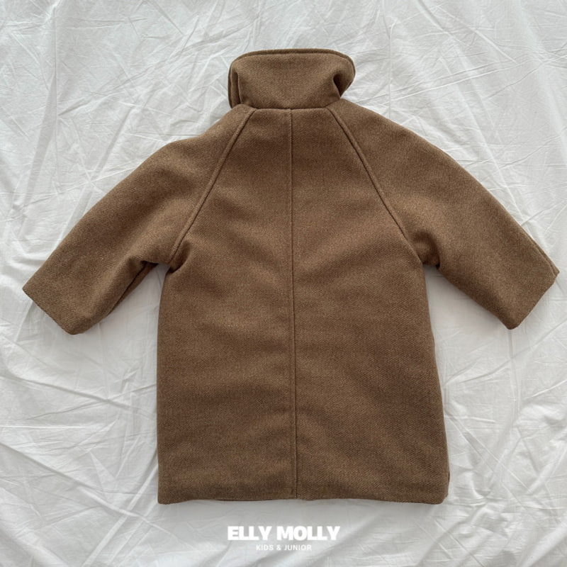 Ellymolly - Korean Children Fashion - #discoveringself - Fine Wool Long Coat - 5