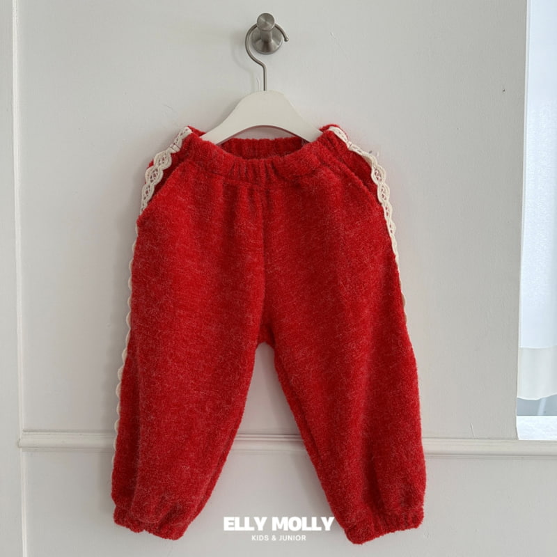 Ellymolly - Korean Children Fashion - #fashionkids - Soft Lace Jogger Pants - 3