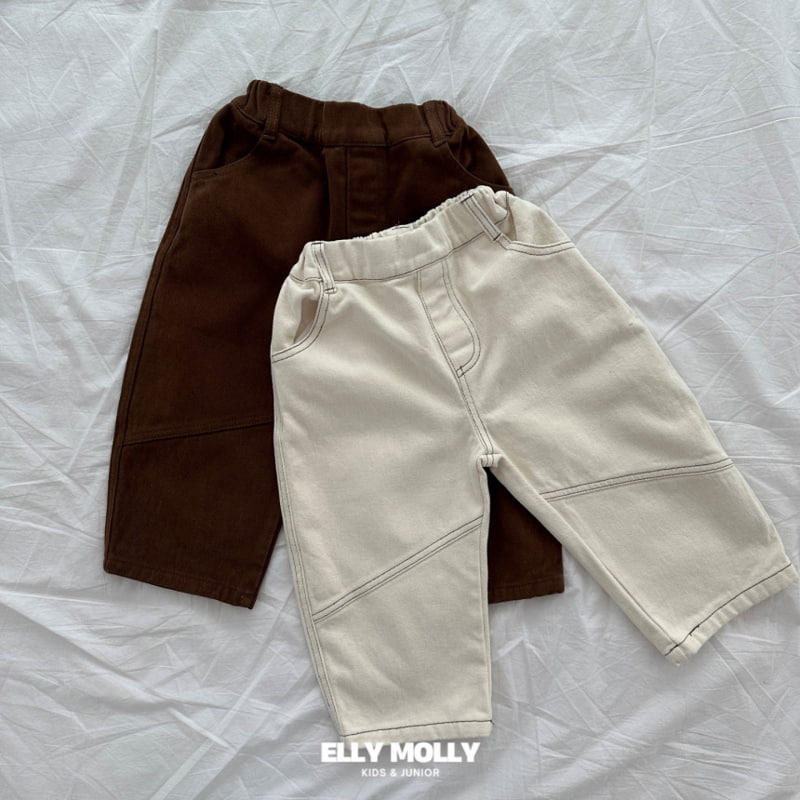 Ellymolly - Korean Children Fashion - #fashionkids - Warm Slit Pants