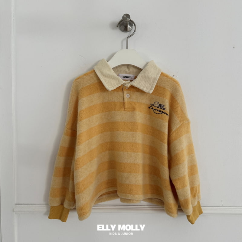 Ellymolly - Korean Children Fashion - #fashionkids - Like Collar Box Tee - 5