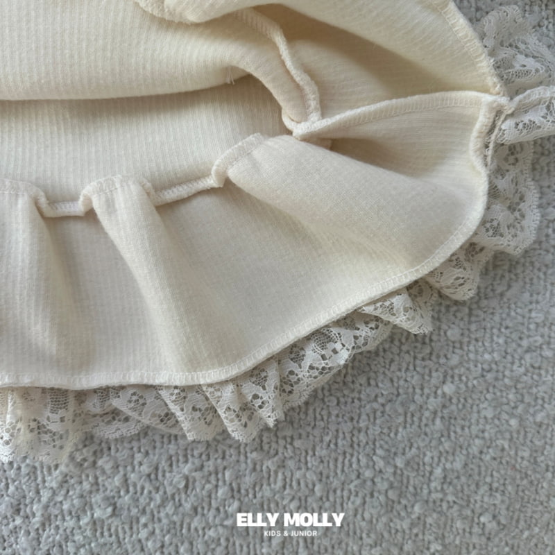 Ellymolly - Korean Children Fashion - #kidsshorts - Bennet Frill Tee - 10