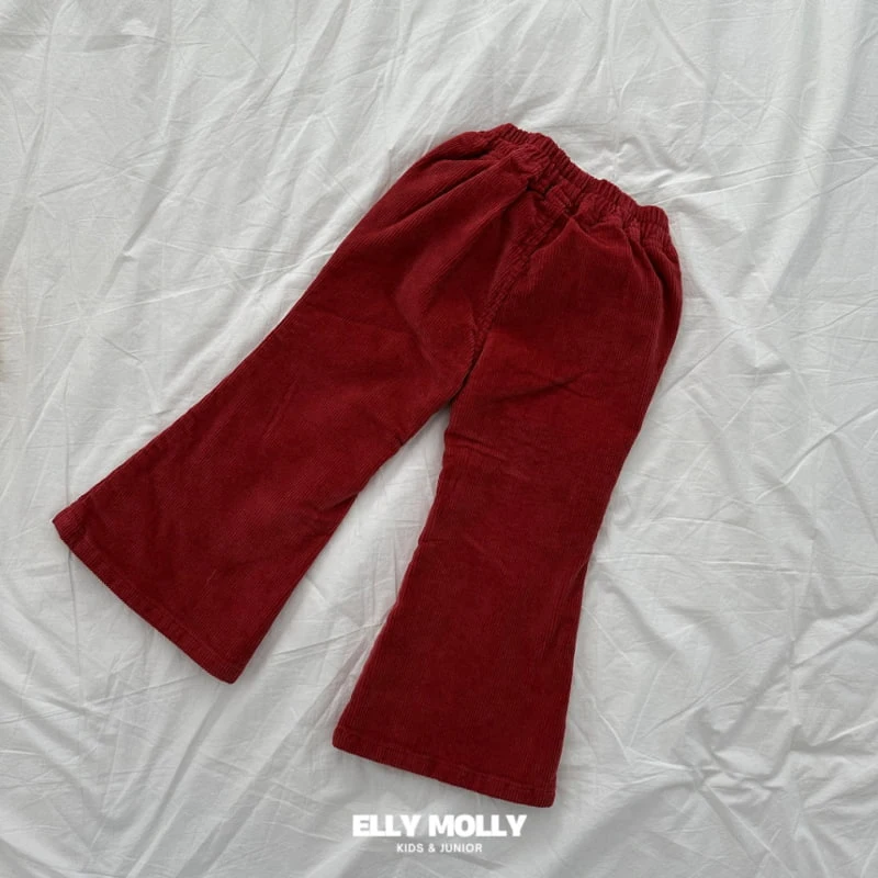 Ellymolly - Korean Children Fashion - #kidsstore - Half Moon Pocket Bootscut Pants - 10