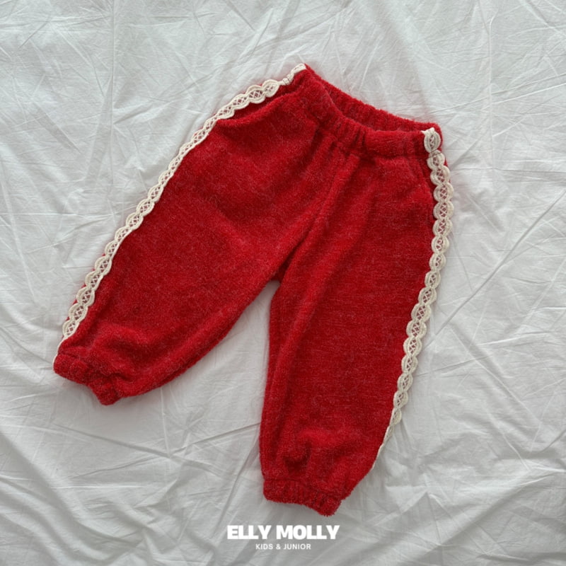 Ellymolly - Korean Children Fashion - #kidsstore - Soft Lace Jogger Pants - 5