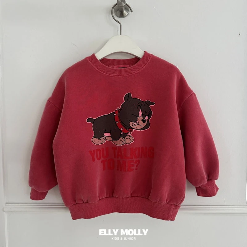 Ellymolly - Korean Children Fashion - #kidsstore - Bulldog Dying Sweatshirts - 3