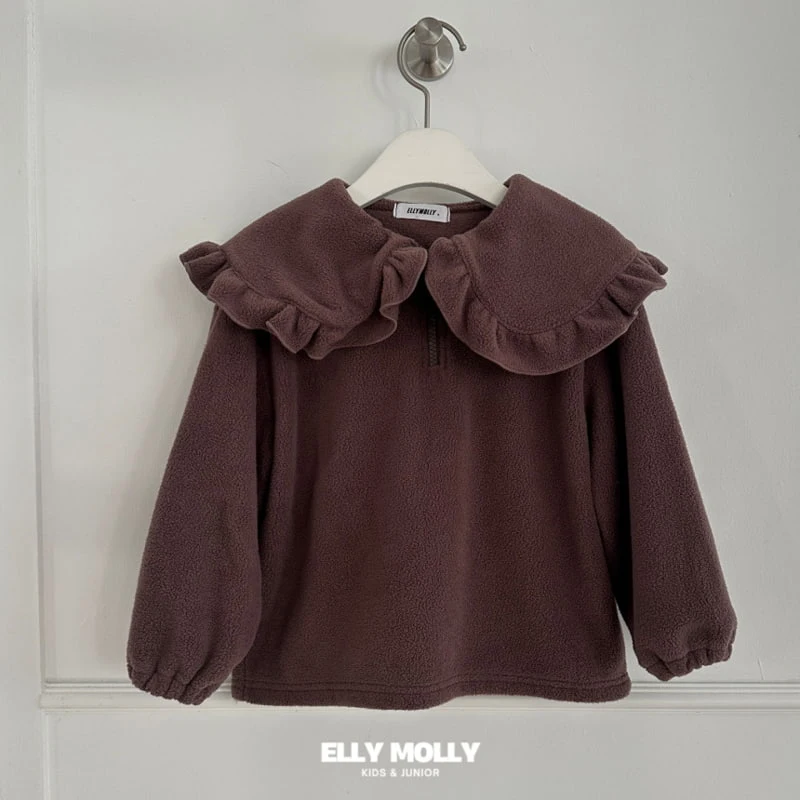 Ellymolly - Korean Children Fashion - #littlefashionista - Frill Sailor Sweatshirts - 2