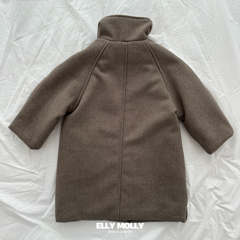 Ellymolly - Korean Children Fashion - #littlefashionista - Fine Wool Long Coat - 11