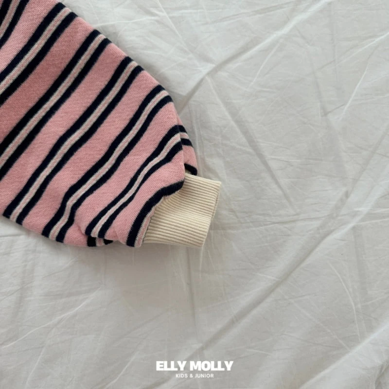 Ellymolly - Korean Children Fashion - #magicofchildhood - Merci Stripe Sweatshirts - 9