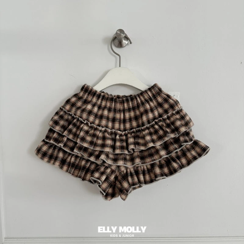 Ellymolly - Korean Children Fashion - #magicofchildhood - Holiday Check Cancan Pants - 5