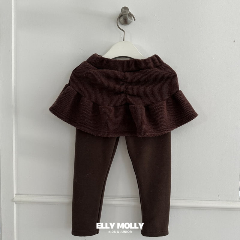 Ellymolly - Korean Children Fashion - #stylishchildhood - Frill Skirt Leggings - 6