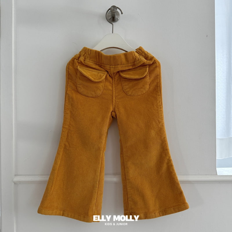 Ellymolly - Korean Children Fashion - #stylishchildhood - Half Moon Pocket Bootscut Pants - 3