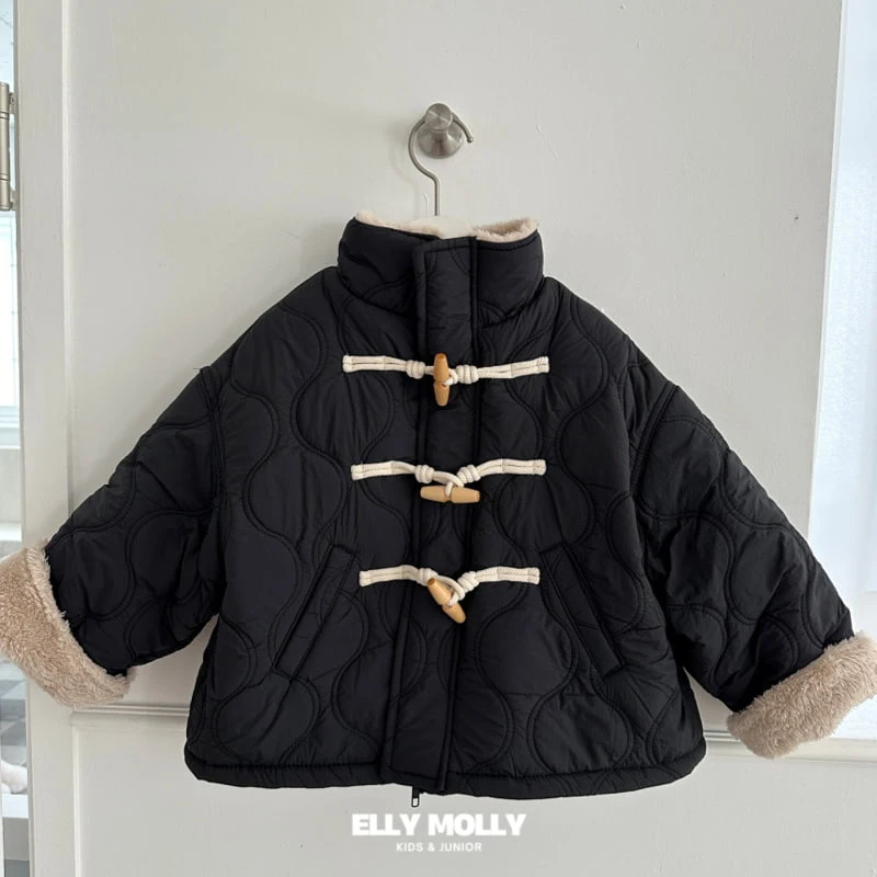 Ellymolly - Korean Children Fashion - #stylishchildhood - Voa Padding Coat - 2