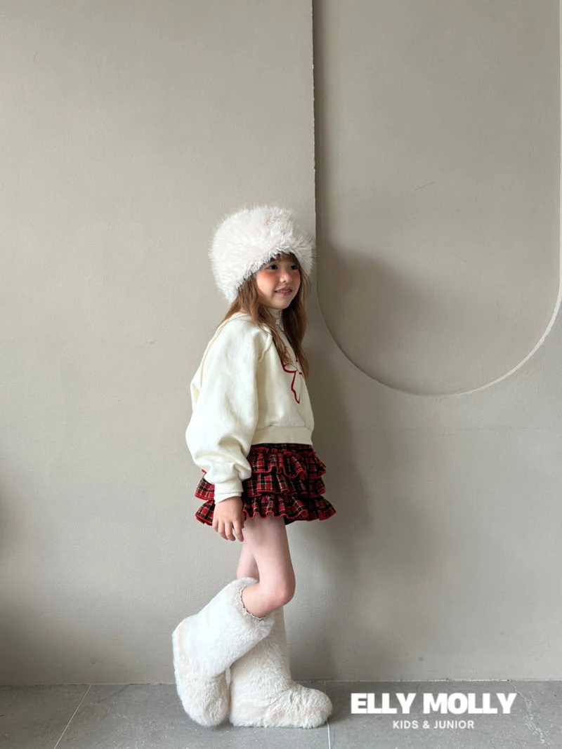 Ellymolly - Korean Children Fashion - #stylishchildhood - Holiday Check Cancan Pants - 10