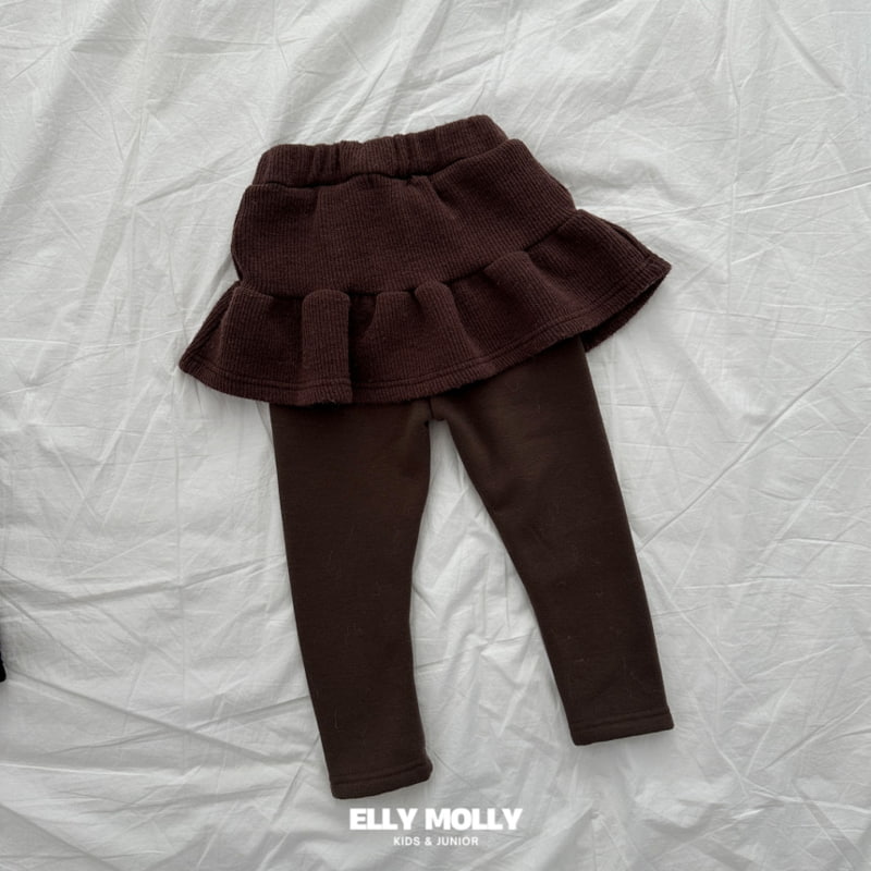 Ellymolly - Korean Children Fashion - #prettylittlegirls - Frill Skirt Leggings - 4