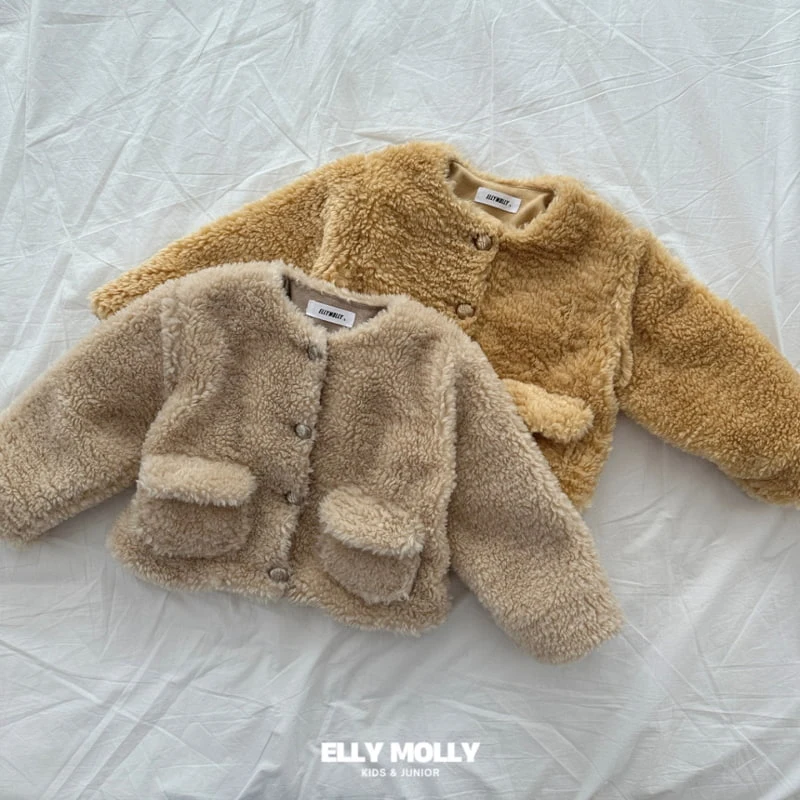 Ellymolly - Korean Children Fashion - #todddlerfashion - Pretty Mustang Jacket