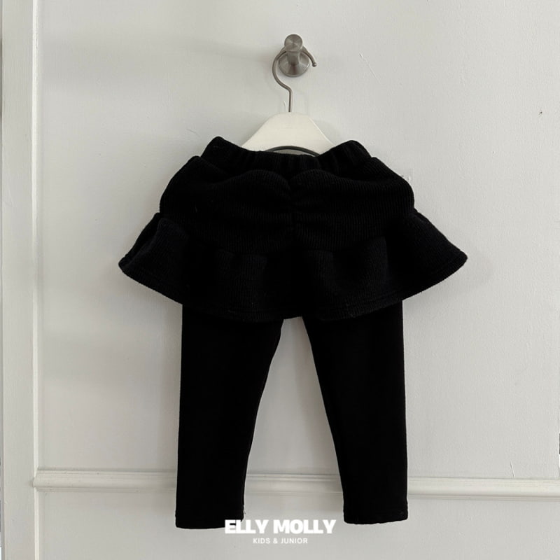 Ellymolly - Korean Children Fashion - #toddlerclothing - Frill Skirt Leggings - 5