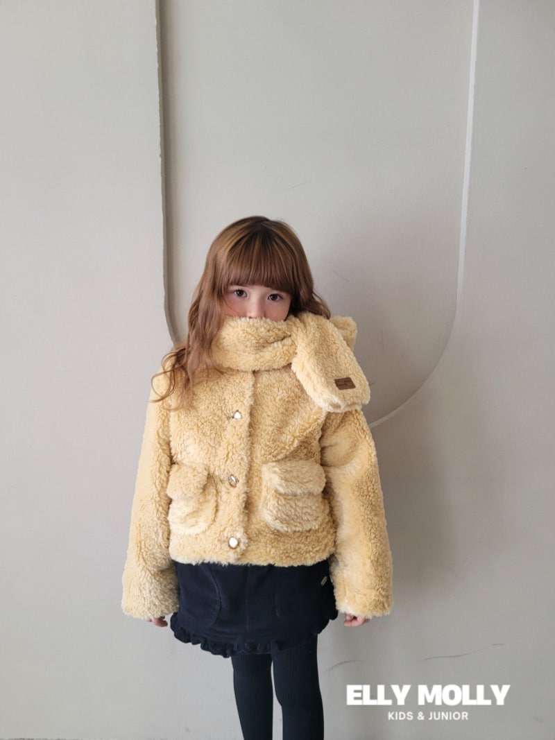 Ellymolly - Korean Children Fashion - #toddlerclothing - Pretty Mini Muffler - 7