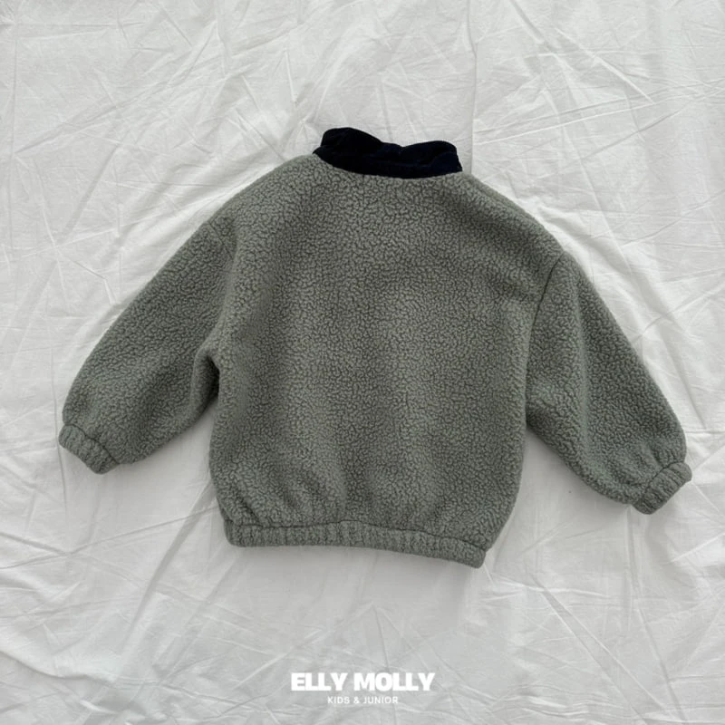 Ellymolly - Korean Children Fashion - #toddlerclothing - Soft High Sweatshirts - 6