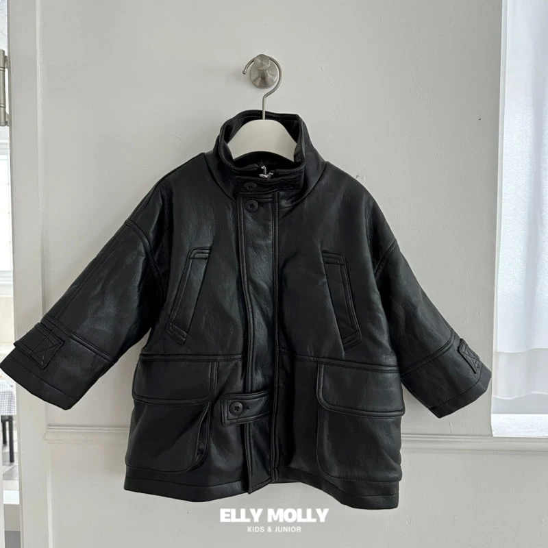 Ellymolly - Korean Children Fashion - #toddlerclothing - Half Coat - 3