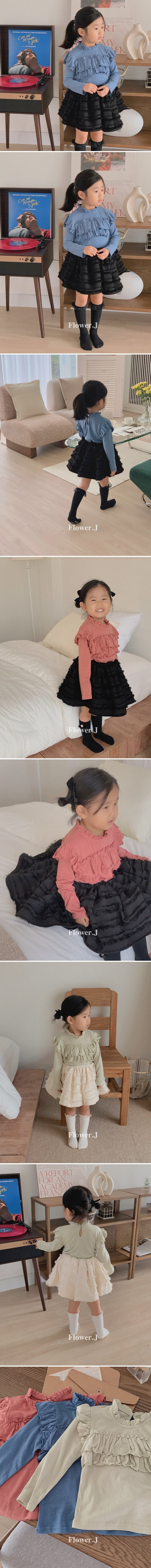 Flower J - Korean Children Fashion - #discoveringself - Cancan Blouse