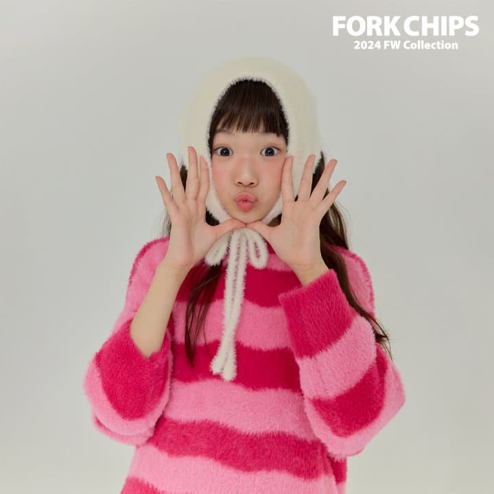 Fork Chips - Korean Children Fashion - #Kfashion4kids - Bunny Ear Muffler - 8